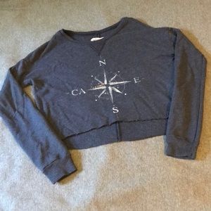 Hollister cropped sweater